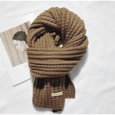 熱銷爆款親膚毛線針織圍巾披肩圍巾 - 防風保暖百搭圍脖圍巾女