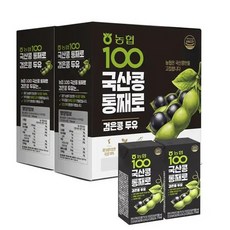 농협 100 국산콩 통째로 검은콩 두유, 190ml, 16개
