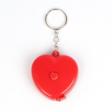 제임스마켓트렌드 하트 열쇠고리 미니 줄자 1.5M 사무용품