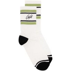 카페키츠네 인타르시아 니트 로고 골지 양말