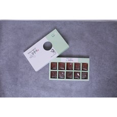 갱조각엿 생강엿 (2색엿) 황골엿 조청 갱엿 생강엿 생강조청 황골조청 수능엿 선물세트 원주엿 생생정보 황골엿 생생정보 원주엿 극한직업 황골엿 땅콩엿, 20g, 10개