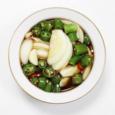 유리네 국내산 수제 모듬 장아찌 양파 청양고추 장아찌 1kg, 1개