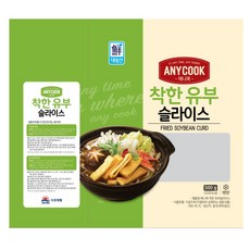 [보금푸드]사조대림 애니쿡 착한 유부슬라이스, 1개, 500g