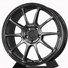 麗車坊 鋁圈 EP1136D 鑄造 17吋 5孔112, 鑽石深鐵灰+銑削刻字, 1個