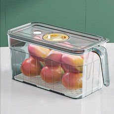 Qiaokao 과일 및 야채 보관 수납함, 2개, 그린