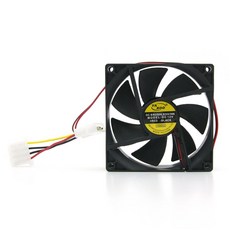 팬쿨러 COMS DC 팬쿨러 케이스쿨러 90mm 4P전원 12V, 본상품