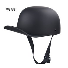 선호그룹 스냅백헬멧 유광 무광 철모 하이바 소두핏 오토바이 오프로드 반모 배달 배달대행 바이크 초경량 야구모자 헬멧, XXL, 무광 검정