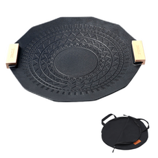 ZOLELE 露營烤盤鍋 黑色, 400×47mm, 1個