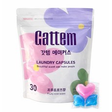 갓템메이커스 퍼퓸 캡슐세제 프루트로즈향 올인원, 1개, 30개입