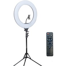 알파믹 촬영용 대형 LED 링라이트 유튜브 스트리밍 지속광 원형 조명