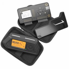 플립퍼 제로 디바이스 및 Wi-Fi 개발 보드 V1 ESP32-S2용 4 in 1 보호 케이스 플립퍼 제로 Wi-Fi 개발 보드용 커버 세트 액세서리 - 파란색 및 투명 세트