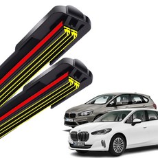 1+1 BMW 2시리즈 220d 240i 218d 218i 235i 전차종 순정 호환형 초밀착 와이퍼 윈도우 브러쉬 와이퍼블레이드, T2-2시리즈G42(22-현재)-550+450/B1