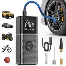 Nilight 공기 압축기 타이어 팽창기, Cordless Tire Inflator