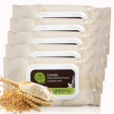과일나라 세안이야기 곡물 딥 클렌징티슈, 100매입, 20개