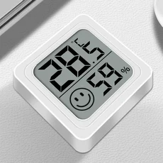 LCD 디지털 온도계 습도계 실내 방 전자 온도 습도 측정기 센서 게이지 가정용 기상 관측소, [04] Type 1