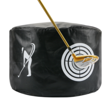 블루웨이브 비거리향상 임팩트 파워백 스윙연습기 실내가정용 샌드백 임팩트백 연습도구, 블랙