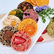 혜화당 수제 오색 쌀강정 선물세트, 선택1. 10종 10개입, 기본 포장