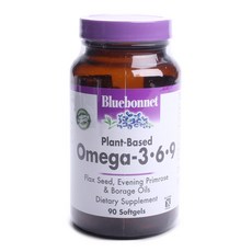 Bluebonnet 植物性Omega369軟膠囊, 90顆, 1罐