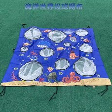 행사 물폭탄 과녁 야유회 던지기 던지지 게임, 1개, 바닷속/대12+소12