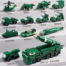積木12合1軍事載具組裝模型, 1個
