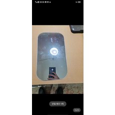 버스백미러 화물차 사이드 조립 보조미러 더듬이, 1개, 단일 거울 렌즈, 기본 색상