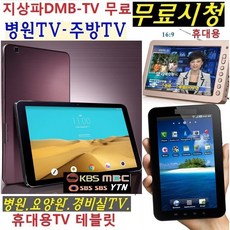 삼성 무료지상파 DMB TV 휴대용 병원TV 경비실 WB101B 캠핑용 요양원 주방, 기본형 삼성(9형)DMB TV(TV 수신감도 강100