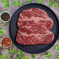 미국산소고기 슬라이스 스테이크 프라임등급 캠핑 꽃등심 500g