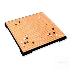 HM 폴더형 소형 두뇌훈련게임 보드게임, 블랙,화이트, 1개