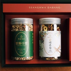 쌍화다방 차선물세트 + 쇼핑백 쌍화차 생강차 십전대보차 전통차, 1개, C세트(오리+금대추칩)
