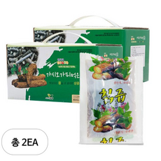 가시오가피 먹은 칡즙, 2개