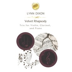 (영문도서) Velvet Rhapsody: Trio for violin clarinet and piano Paperback, Independently Published, English, 9798772633656