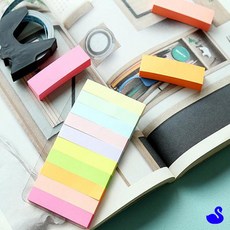 NS 인덱스스티커 인덱스플래그 10색 메모노트 칼라메모지