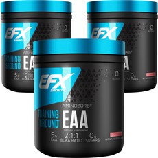 All American Efx 無糖胺基酸粉 桃子味, 213g, 3罐