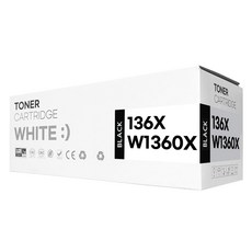 136X W1360X 재생 호환 토너 칩장착, 대용량, 1개, 검정