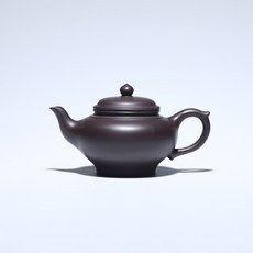 宜興紫砂壺 老紫泥 笑櫻, 1個, 深紫色