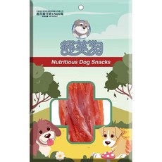 A Star 舒芙狗 犬用機能肉條，軟肉條保健零食，老幼成犬可食用, 1個, 细切雞肉絲 75g