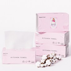 맘스럽 파스텔 천연펄프 키친타올 도톰한 프리미엄 주방 핸드타월 휴지, 9개, 100매