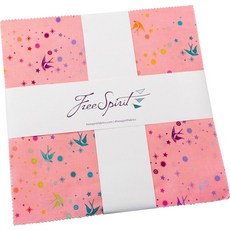 [ 1156973 ] 툴라 핑크 토요일 스태시 페어리 더스트 25.4cm(10인치) 정사각형 42개 레이어 케이크 프리스피릿 패브릭스