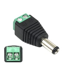 買酷小舖 DC快速接頭 5.5x2.1mm 12V 監控電源接線頭, 1個, 快速接頭(公)