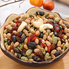 健康本味 健康綜合果仁 零食 堅果 核桃 腰果 杏仁果 年貨, 1個, 300g