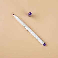 #劃粉# 彩色裁衣 縫紉裁剪服裝製衣畫線工具 輔料用隱形畫粉筆水消筆 劃粉, 1個, 水消筆紫色12支