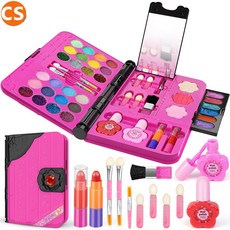 48피스 책 뷰티 메이크업 팔레트 세트 어린이 화장품 크리스마스 조카 생일 선물 2022 연말 출시, 1개