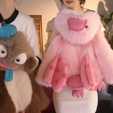 여아코트 유아아우터 아동 여아아우터 귀여운 동물코트 곰 토끼 오리 코트, 80, 핑크 덕