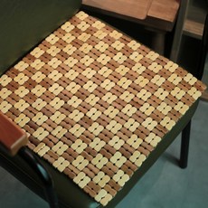 시원한 대나무방석 여름 사무실 자동차 통풍 마작방석, 리썸 마작방석 A타입