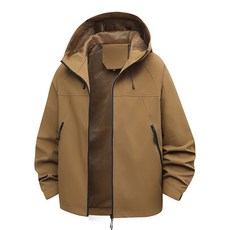 COSYEVNO 남성 자켓 가을 실용 포켓 심플하고 편안한 패션 방수 코트 LFHwt-6