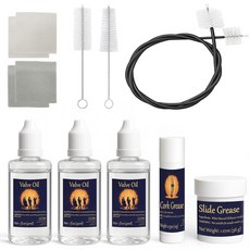 12피스 트럼펫 클리닝 키트 - 강력한 세척 및 매끄러운 밸브 작동 복원 사운드 품질 유지 음악가를 위한 이상적인 선물, 12피스 트럼펫 클리닝 키트 - 강력한 세척 및 매끄러