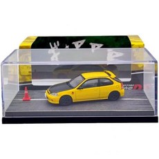 11463756 다이캐스트 수집품 모델 모형 Hobby HJ64 1/64 TYPE R EK9 용 디오라마 세트 HJ642016DA 모델카 컬렉션 14세 이상