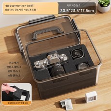 카메라 제습 캐비닛 방진 밀폐형 휴대용 보관함 습도계 포함 대용량 상자 가정용 방습 정리함, 5개, 대형 투명 패드 DIY 방지 내피+건조제5개+습도계