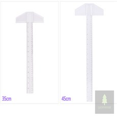 행운과 조립식 제도용 T자 제도용삼각자45cm, 35cm