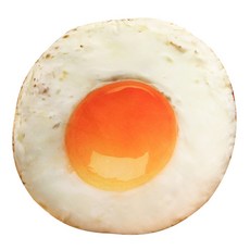 진시앙헤 크리에이티브 재미있는 시뮬레이티드 프라이드 알 애착 & 안정 인형 플러시 돌 40 Cm 높이 2242246, 시뮬레이티드 알 [싱글 Yolk], 40CM, 브랜드 생일 박스 + 해외 직구 (9~12일)